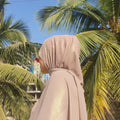 Stone Shimmer Georgette Hijab | Tawazau