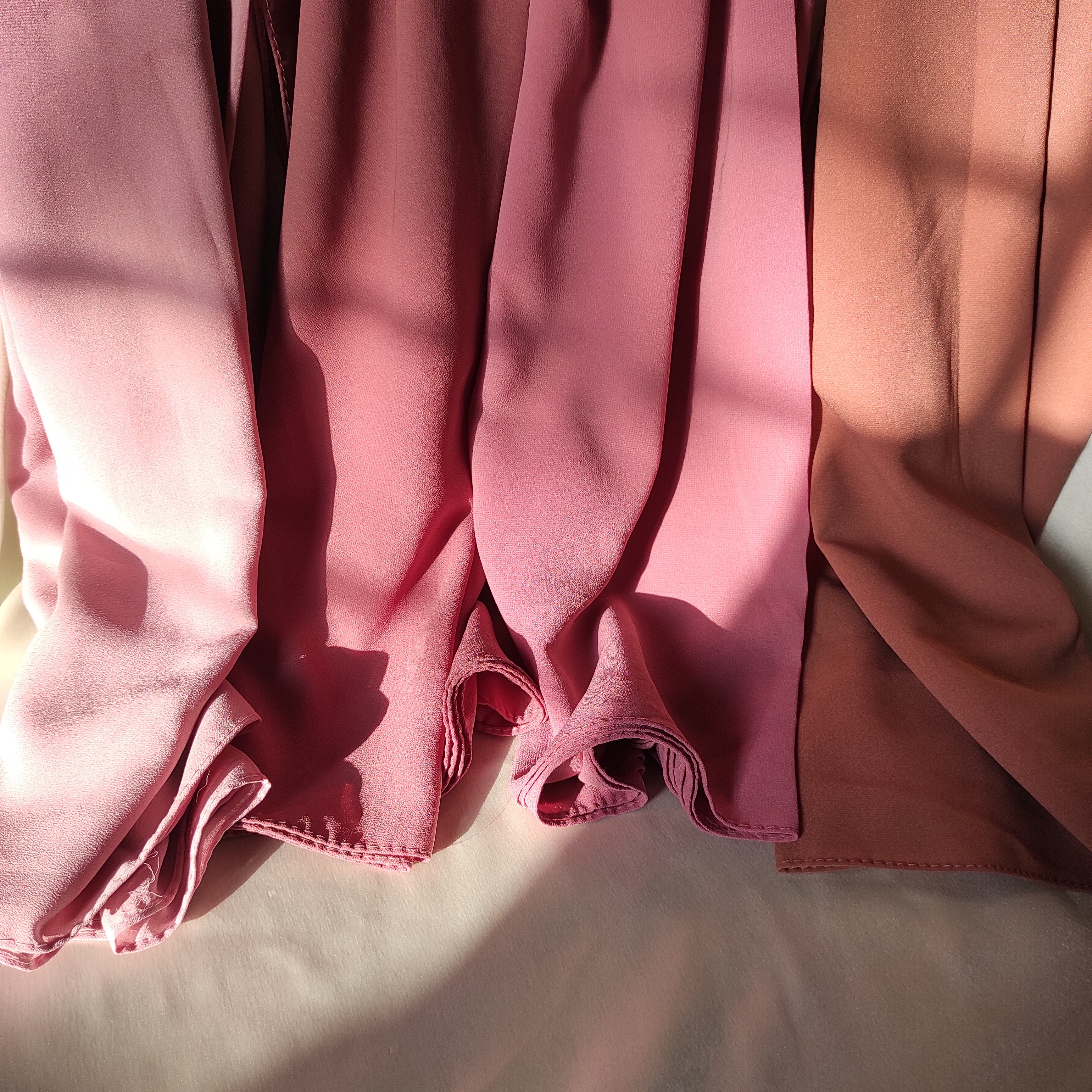 Premium Blush Collection Georgette Hijab Set